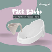 Pack Banho: Suporte Recém-Nascido + Jarro