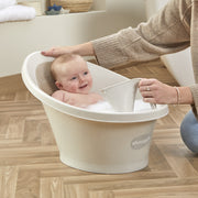 Banheira Ecológica para Bebé Shnuggle | Plástico Reciclado | Suporte integrado para récm-nascido e encosto suave
